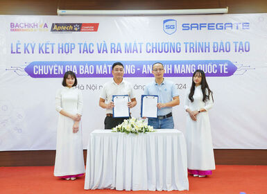 SafeGate và Bachkhoa-Aptech ký hợp tác đào tạo nhân lực an ninh mạng